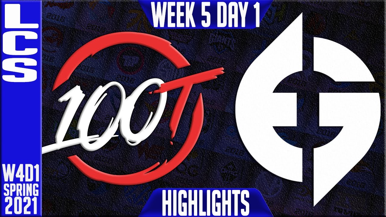 100 vs EG Highlights | LCS Spring 2021 W5D1 | 100 Thieves vs Evil Geniuses