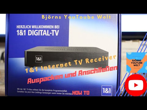 1und1 IP Internet TV Receiver anschließen und verbinden Tutorail