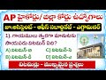 AP High Court Jobs 2026 | Vitamins Very Important Questions