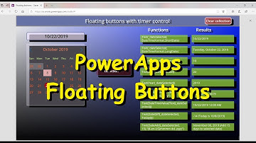 PowerApps: Floating button using Timer control