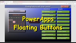 PowerApps: Floating button using Timer control screenshot 1