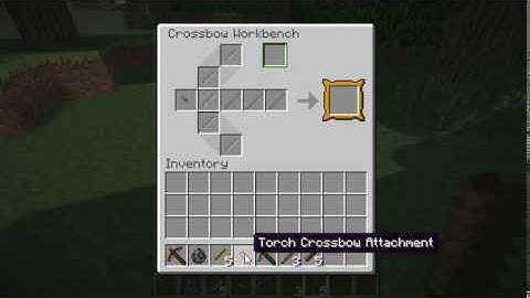 Minecraft Mod Showcase: Crossbow Mod! | Crossbow Attachments and Types! |