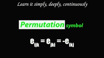 7. Permutation symbol
