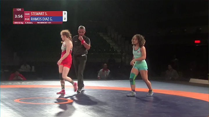 Round 3 WW - 53 kg: S. STEWART (CAN) v. G. RAMOS D...
