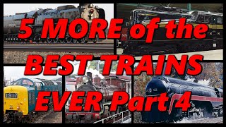 5 MORE of the BEST TRAINS EVER PART 4 🚂 History in the Dark 🚂