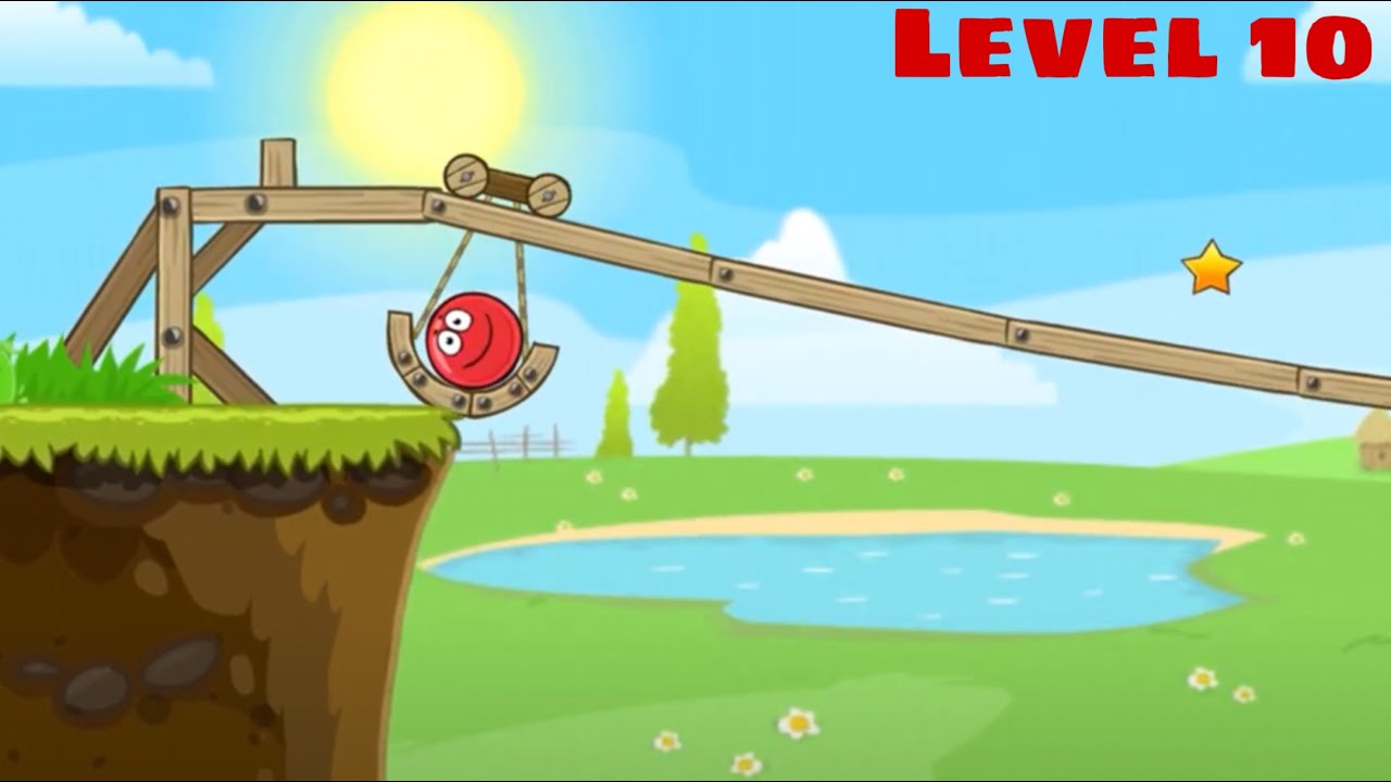 Red Ball 4 - Chapter 1 Green Hills - Level 10 Walkthrough Gameplay