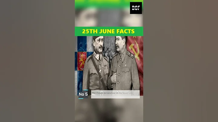 June 25th A History of Important Events - 25 June History | #shorts #facts | #dailycrazyfacts
