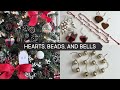 Day 6 | DIY Christmas Ornaments with Hearts, Beads, and Bells