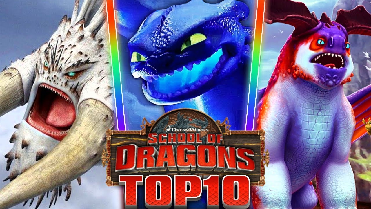 TOP 10 DRAGONES MAS PODEROSOS DE CÓMO ENTRENAR A TU DRAGÓN 🐉 ESCUELA DE  DRAGONES SOD MORTIS 