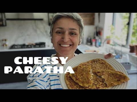 THE MOST DELICIOUS CHEESY PARATHA made in minutes  Easy meals  Packed lunches  Food with Chetna