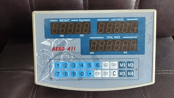 Master Scale Aero A11 Prime Price indicator Calibration 20gx300kg