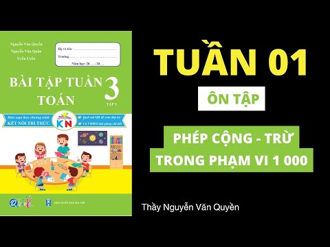 Video Toán Lớp 3 Sách Kết Nối | Tuần 1 | Ôn Tập Phép Cộng,... - youtube