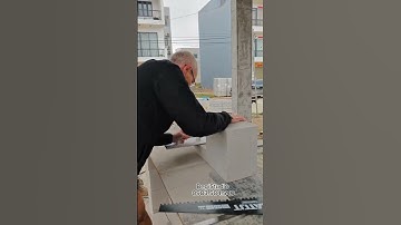 Cách làm phẳng bề mặt gạch bê tông nhẹ AAC #gạch_aac #tấm_alc nguồn Hoàng Nền ALC