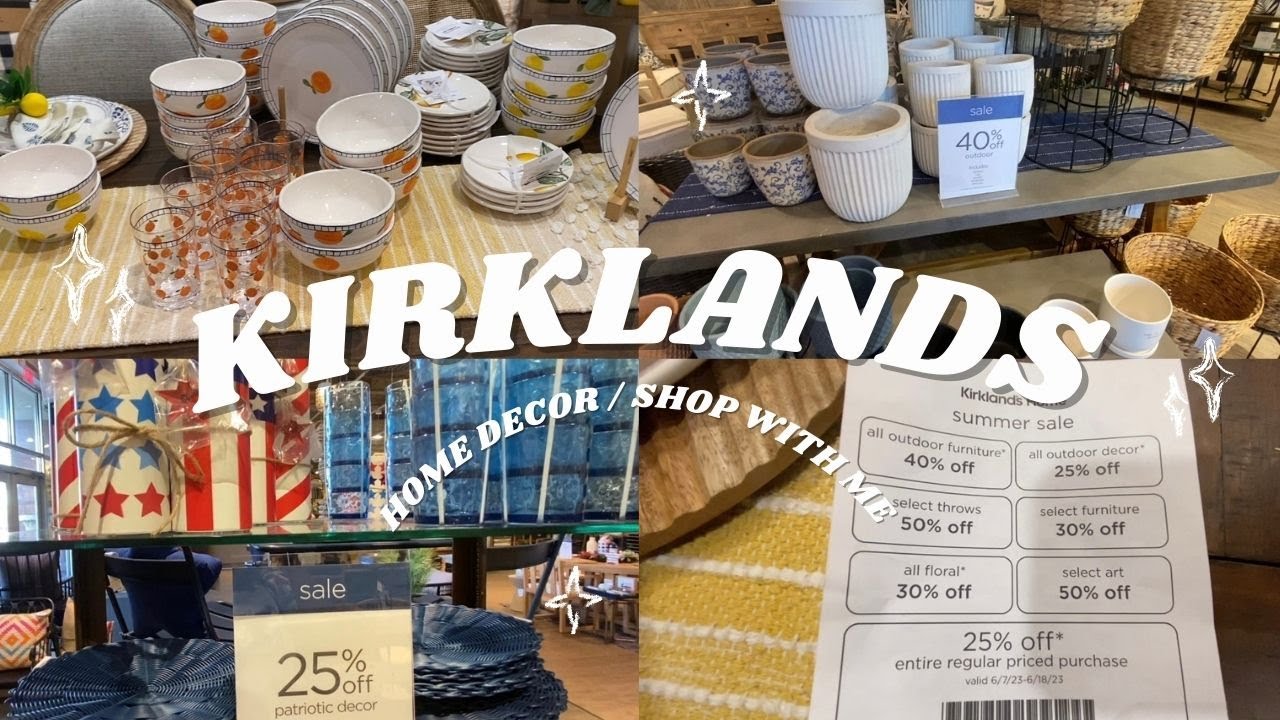KIRKLANDS HOME DECOR SHOP WITH ME 2023