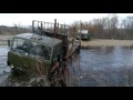 Утопили КАМАЗ в реке ушаковка