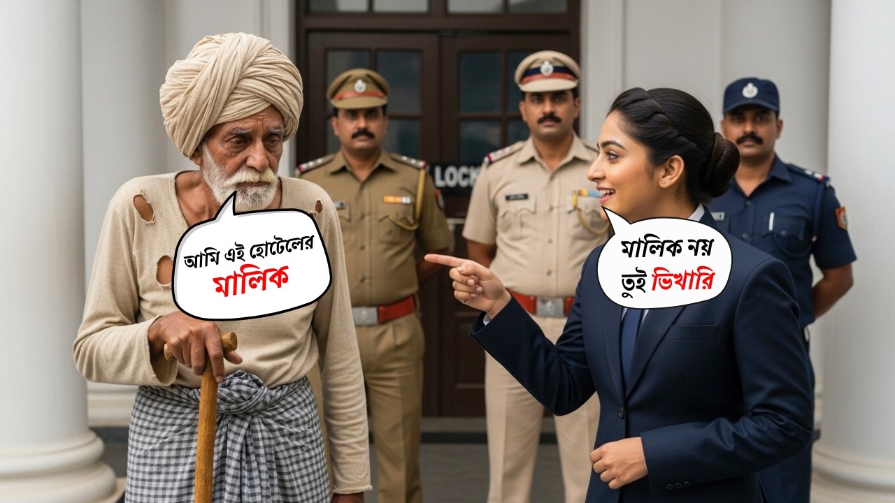 যখন হোটেলের মালিক হোটেলে খাবার খেতে গেলেন, সবাই ভিখারী ভেবে লাথি  মারলো। তারপর যা ঘটল..