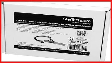 StarTech.com Motherboard Serial Port - Internal - 1 Port - Bus Powered - FTDI USB to Serial Adapter
