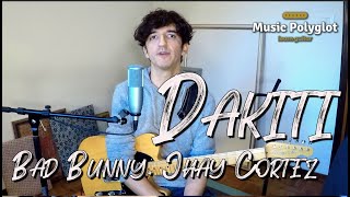 Dakiti - Bad Bunny, Jhay Cortez - Guitar Tutorial - Simple Chords - Subtitles