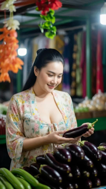 Ketika Bunda Jatuh Cinta di Lapak Terong! 💜 #kisahnyata #ceritaharu #drama #shorts #cerita