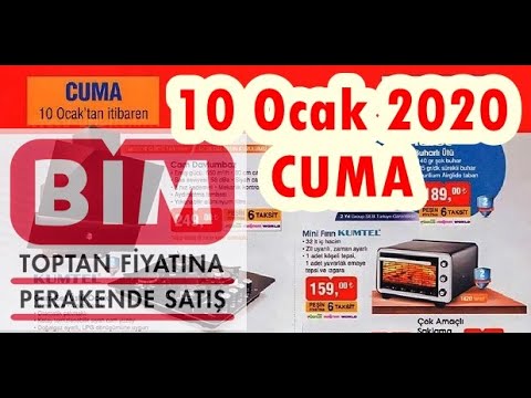 Bim 10 Ocak Aktüel Ürünler | 10 Ocak 2020 | Bim' de Bu Cuma