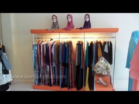 Jual Etalase  untuk Butik Distro Pakaian Custom 