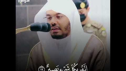 ﴿أولم يروا إلى الطير فوقهم صافات﴾ من سوره ( الملك ) القارئ الشيخ / ياسر الدوسري /