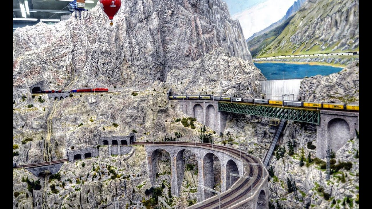 Miniatur Wunderland - "Switzerland" - Hamburg Germany - YouTube