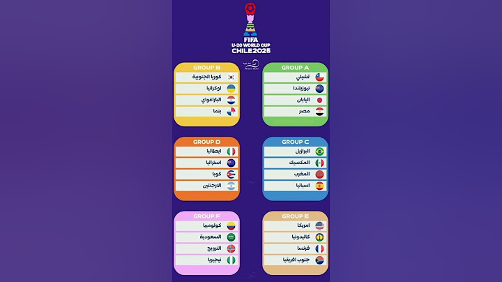 إليكم نتائج قرعة كأس العالم للشباب تحت 20 عام لكرة القدم⚽️ #المنتخب_المغربي #morocco #football #زياش