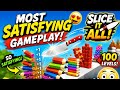 🔥 Slice It All ASMR Gameplay  Will Relax Your Mind😱 You Won’t Believe How Satisfying This Game Is!
