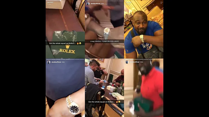 Davido Buys Rolex For Each Member Of His Crew  On His 25th Birthday.