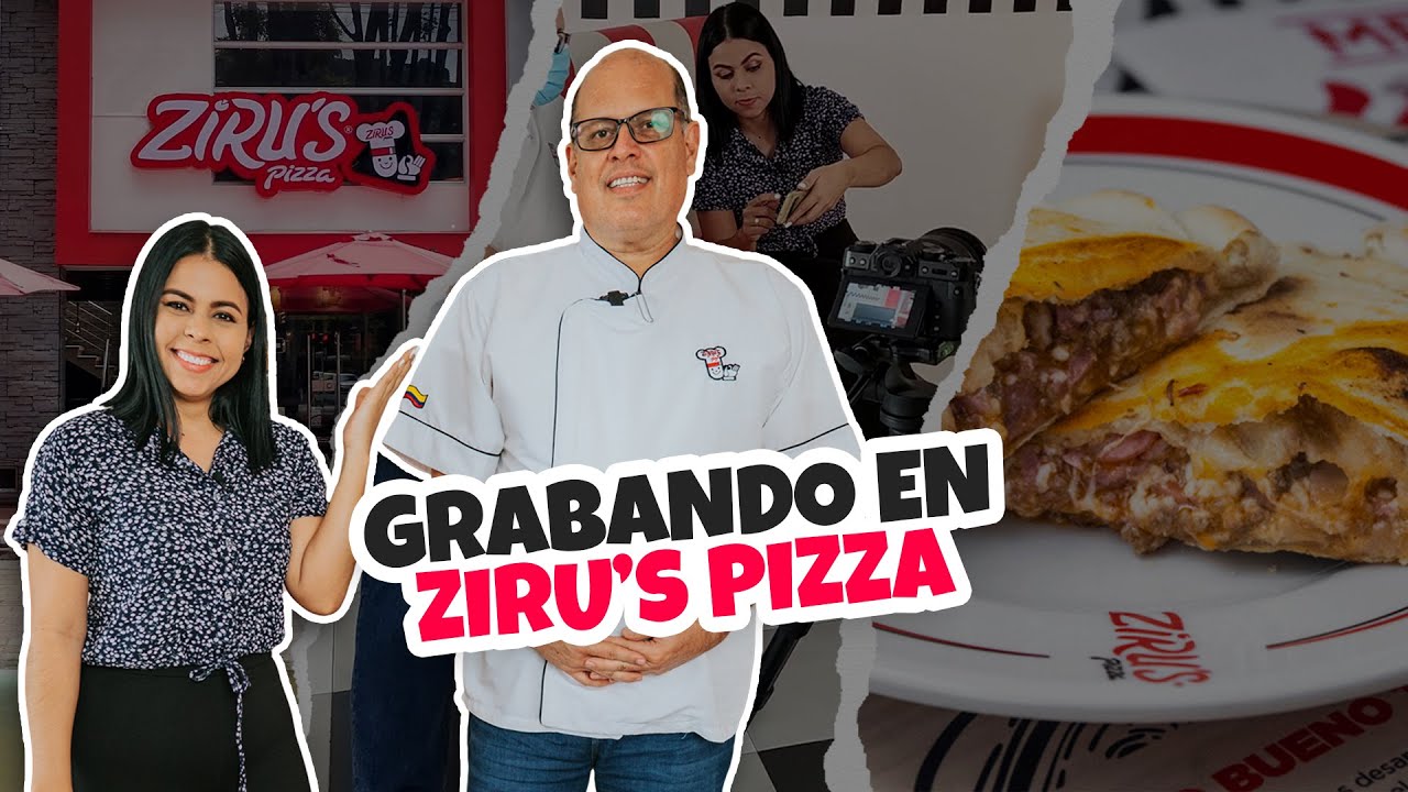 GRABANDO EN ZIRUS PIZZA🤤DETRÁS DE CÁMARAS YouTube