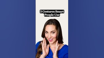 3 handgebaren die je er slim uit laten zien