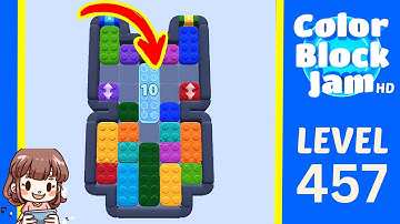 Color Block Jam Level 457 Solution Walkthrough