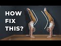 Hip and spine positioning for the perfect handstand!