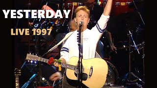 Paul McCartney - Yesterday LIVE 1997 - Solo Acoustic Performance - Music for Montserrat 15 Sept 1997