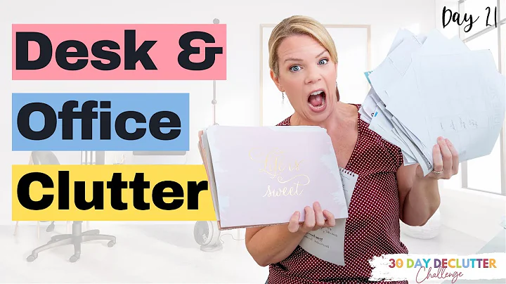 Declutter your office with me - Day 21 - 30 Day Declutter Challenge thumbnail