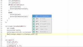6 - Implementation of Kruskal's Algorithm in CPP using Disjoint set