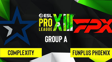 CS:GO - Complexity vs. FunPlus Phoenix [Nuke] Map 1 - ESL Pro League Season 13 - Group A