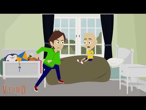 Cailou Steals His Dads Credit Card And Gets Grounded ORIGINAL 