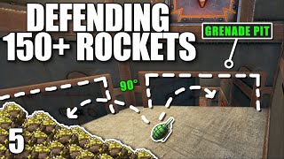 DEFENDING AGAINST A CLAN WHO USED 150+ ROCKETS TO RAID ME | Solo Rust