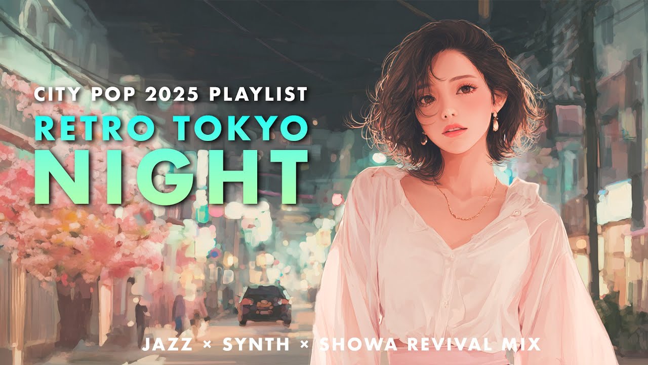 🎷 Retro Tokyo Nights City Pop BGM Playlist | Jazz × Synth × Showa Revival Mix シティポップ昭和リバイバル