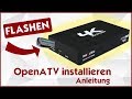 Maxytec multibox 4k receiver flashen  anleitung um einfach  schnell openatv zu installieren