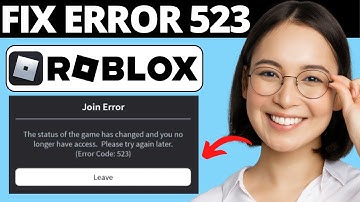 How To Fix Roblox Error Code 523 on PC
