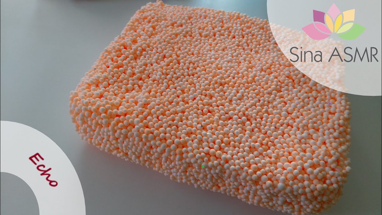 ASMR ECHO raindrop foam Tapping scratching YouTube