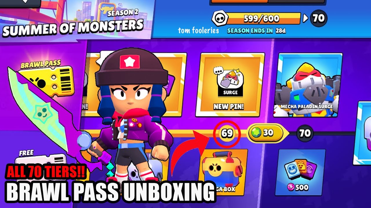 OPENING ALL 70 TIERS OF BRAWL PASS (is it a scam??)