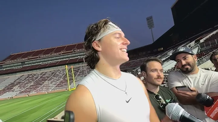 OU Football: John Mateer Interview | Oct. 20, 2025