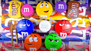 M&M’s Rainbow ASMR (1 Hour) | Relaxing Candy Sorting for Sleep & Focus 🍬🧠💤