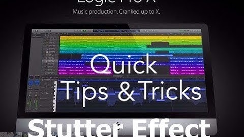 Crazy Gating & Stutter Effect in Logic Pro X (in 4 min) | Quick Tricks & Tips