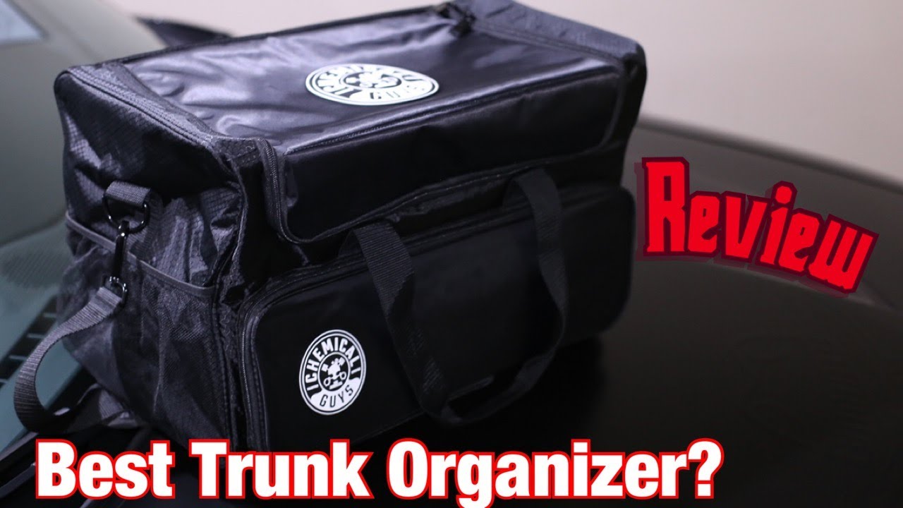 Chemical Guys Arsenal Range Trunk Organizer + Detailing Bag w/Polisher  Pocket 