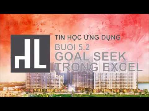 THUD - Buổi 5.2 - Goal Seek với Excel